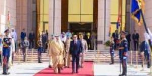 الرئيس السيسي يودع عاهل البحرين بمطار القاهرة الدولي - مصر النهاردة