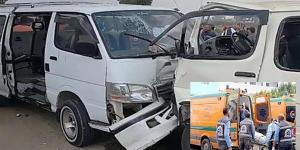 الاستعلام عن الحالة الصحية للمصابين في حادث تصادم سيارتي ميكروباص بشبين القناطر - مصر النهاردة