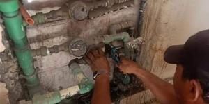 حملات لضبط وصلات مياه الشرب المخالفة بدمياط الجديدة - مصر النهاردة