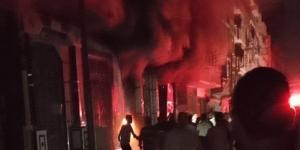 حريق هائل يلتهم مخزن أجهزة كهربائية في المنيا (صور) - مصر النهاردة