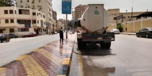 حملات مكبرة لرفع كفاءة النظافة بالطريق الدائري بالجيزة (صور) - مصر النهاردة