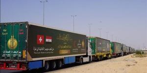 القافلة السابعة، «بيت الزكاة والصدقات» يطلق 115 شاحنة إغاثية إلى غزة - مصر النهاردة