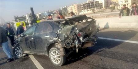 مصرع شخص وإصابة 4 آخرين في حادث تصادم أعلى الطريق الدائري - مصر النهاردة