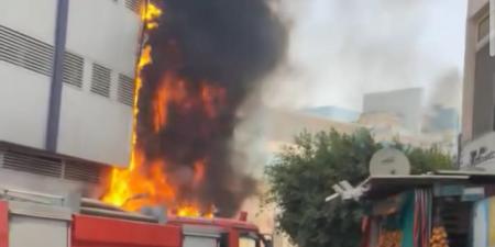 السيطرة على حريق بمبنى السجل المدني بشبرا الخيمة - مصر النهاردة