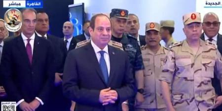 الرئيس السيسي يتفقد مركز البيانات والحوسبة السحابية الحكومية - مصر النهاردة
