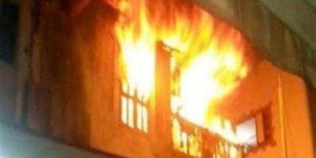 إصابة شخص في  حريق منزل بالقليوبية - مصر النهاردة
