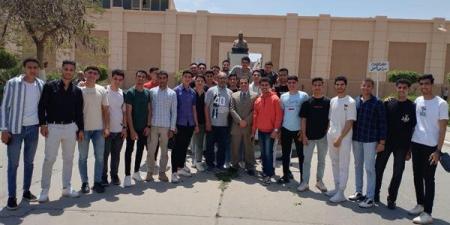 زيارة علمية لطلاب جامعة الدلتا التكنولوجية بشركة مصر للغزل والنسيج بالمحلة - مصر النهاردة
