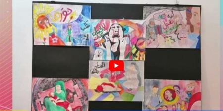 مدرس بفنون جميلة: معرض تجارب فنية ضم لوحات متنوعة بكلية الفنون الجميلة - مصر النهاردة