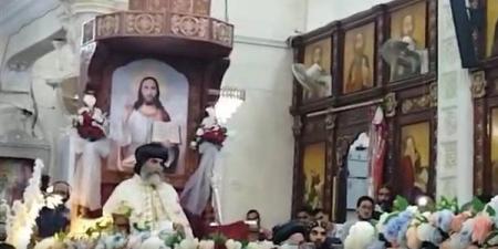 أسقف نجع حمادي يترأس قداس عيد القيامة بكنيسة ماريوحنا - مصر النهاردة