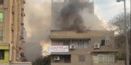 السيطرة على حريق نشب أعلى عقار بالعجوزة - مصر النهاردة