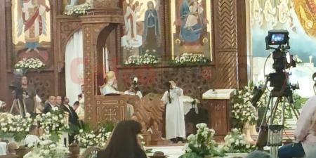 على الكرسي البابوي.. البابا تواضروس الثاني يترأس قداس عيد القيامة المجيد | صور - مصر النهاردة