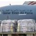 وصول طائرتين من بلجيكا وقطر تحملان مواد غذائية وخياما لغزة مطار العريش - مصر النهاردة