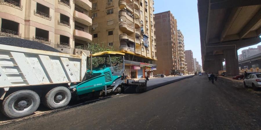 تطوير عدد من الطرق في المريوطية بالجيزة (صور) - مصر النهاردة