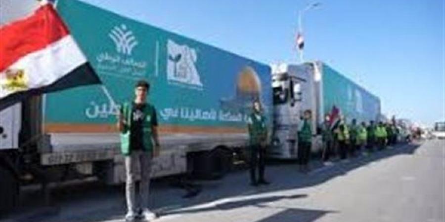 3600 شاحنة مساعدات وصلت غزة منذ مطلع أبريل الجاري (شاهد) - مصر النهاردة