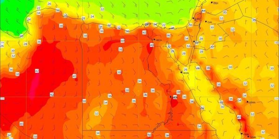 الأرصاد تحذر من موجة حارة تضرب البلاد لمدة 3 أيام.. درجة الحرارة تصل لـ 40 غدا.. و4 نصائح للحماية من الطقس الساخن - مصر النهاردة